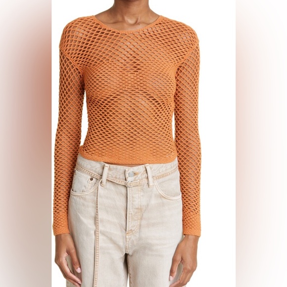 Isa Boulder Color Scan Crochet Crop Top NWT - Picture 1 of 5